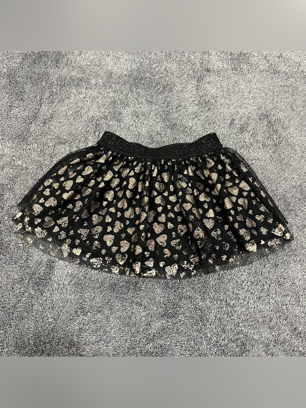 Disney "Minnie Mouse" collection black tulle tutu skirt size 12-18 M